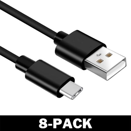 USB-C Quick Charge Snabbladdare Kabel 1M Svart