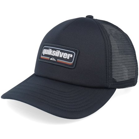 Quiksilver - Black trucker Czapka Z Daszkiem - Slab Drifter True Black Trucker @ Hatstore