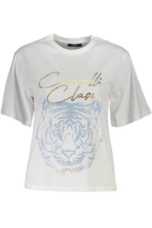 Cavalli Class T-shirt Maniche Corte Donna Bianco