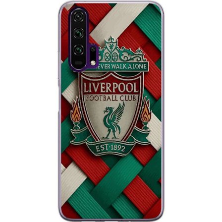 Kompatibelt Mobildeksel til Honor Honor 20 Pro Liverpool Football Club-emblem med You'll Never Walk Alone i kraftfull grafisk design for lidenskapeli