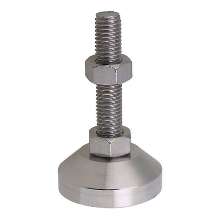 For M12 gevind rustfrit stål samlingsskrue faste justerbare fødder