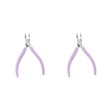 1/2/3/5 Rostfritt stål Nagelbandssax Anti För Slip Silikon