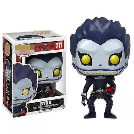 Ny Funko POP Death Note Light #216 RYUK #217 #218 L med kage #219 PVC Action Figur Samleobjekt Vinyl Dukker Film Legetøj Gaver