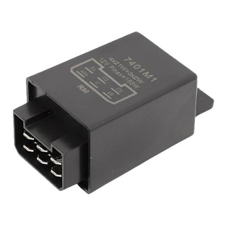 12V 21W 6-Pin Blinkrelé Traktor Indikatorrelé[co]