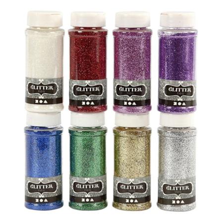 Glitter På Burk (110g) - Välj Färg Blå