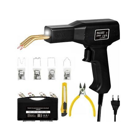 Plast svetspistolsats, varmhäftare, plastreparationssats med 400