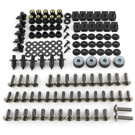 Passer til Suzuki GSXR 600 GSX-R600 GSX-R750 GSXR 750 1997-2018 Motorsykkel Komplett Full Kåpe Bolter Kit Klemmer Skruer