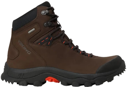 Viking M's Villrein Mid GTX Dark Brown/Red