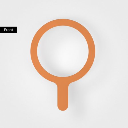 Dunkelpfirsich MagSafe Ring – Kräftig & Wiederverwendbar