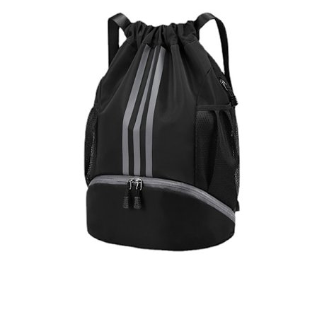 Basketball Bag Outdoor Mountaineering Solid Color Fitness Backpac