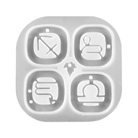 Øredobber Form Konstellasjon Anheng Silikonform Astrologi Diy Epoxy Støpeform Smykker Halskjede Anheng Lageform