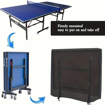 Vandtæt bordtennisbordbetræk - 65x27,5x72,8 tommer