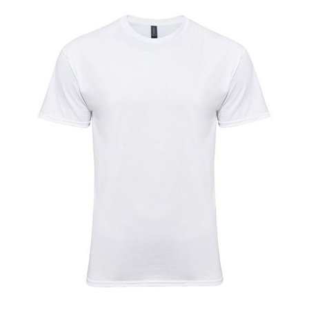 Gildan Herr T-shirt Enfärgad M Vit