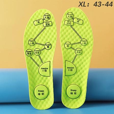 Fot Akupressur Innersåle Pustende Sports Cushion Inserts Deod 43-44