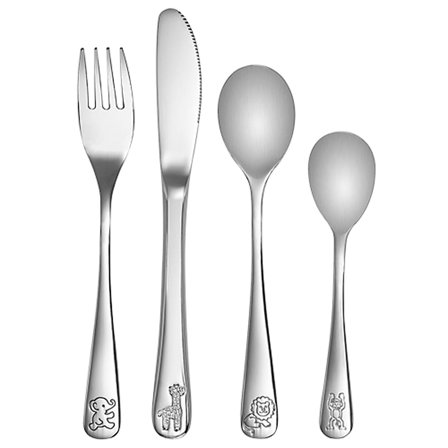 Reer Børnebestik i Rustfrit Stål, Børn & Forældre, Service, Bestik