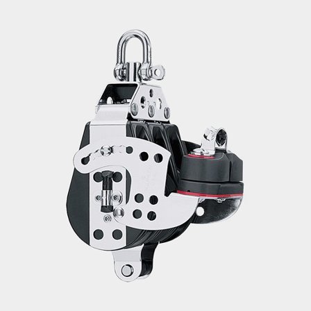 Harken 76mm Triple Midrange Hexaratchet Block - Becket (1556)