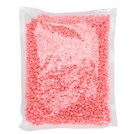 Liddy 500g Smärtfria Hårda Vaxbönor Kvinnor Kropp Hårborttagning Rosa Ros Vaxvärmare