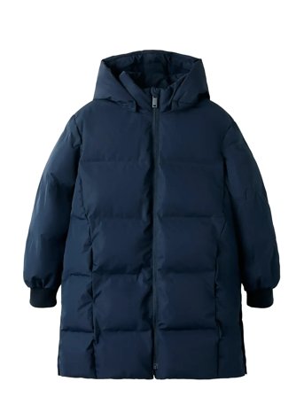 name it Nkfmusk Puffer Jacket Long Tb - Navy - 158