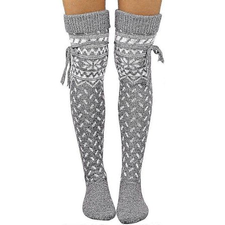 Varma Strumpor Dam Lårhöga Över Knästrumpor Casual Ullstrumpor