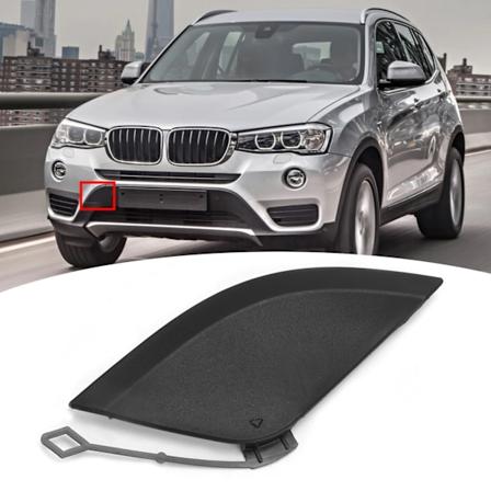 Forlygte Bumper Trækhage Dæksel 51117210474 Udskiftning til X3 F25 X4 F26 2009‐2013