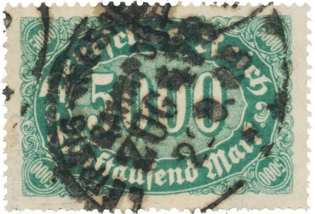 Tyske Rige 1923 - MICHEL 256c - Stemplet