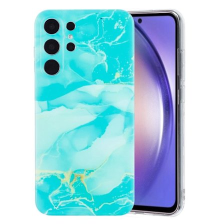 Mobilskal till Samsung Galaxy S26 Ultra Marmor Mönster TPU - Grön