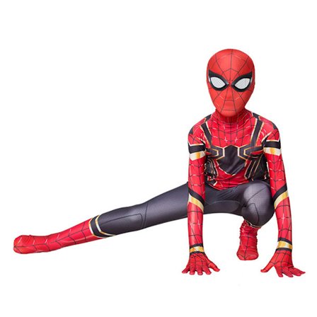Superheltekostume til børn Avengers SpiderMan Cosplay-kostume W