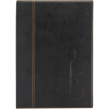 Menypärm Dryck Securit Svart A4