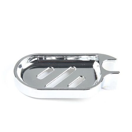 Sæbeskål, 1 stk. ABS sæbeskål til badeværelse, sølv