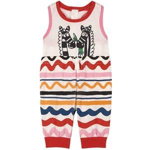 Stella McCartney Kids White Aztec Print Jumpsuit 3 Months - All in ones - 3 months - White