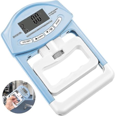 Digitalt hånddynamometer, grepsstyrkemåler, blå_NN