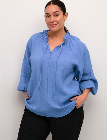 Kaffe Curve Kclinna Blouse - Blue - 48