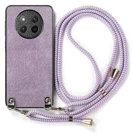 For Honor Magic7 Lite 5g/ X9c 5g Deksel Retro Tekstur Lærbelagt PC+TPU Telefondeksel Med Hengende Tau