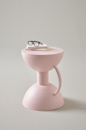 Jotex - Diameter 38 Cm Rosa - STRATFORD, - Kjøp Sidebord & småbord hos Jotex