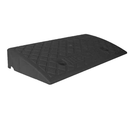 Sort Gul 9 cm Plastik Kantstensrampe Trinmåtte til Gadeparkering