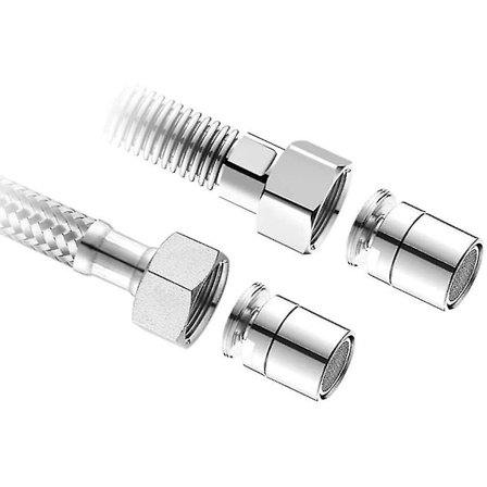 2 stk. Han-gevind Vandhane Luftblander Brusesprayhoved 360 grader