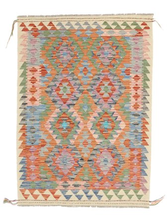 Hand Woven Kilim Afghan Old Style Rug 103X146 Wool Small