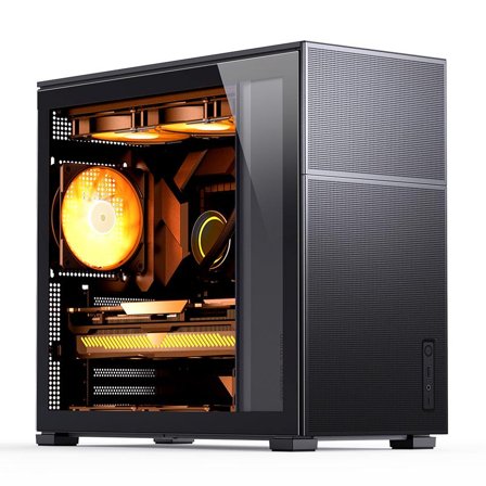 Jonsbo D41 MESH ATX Gehäuse, Tempered Glass - schwarz