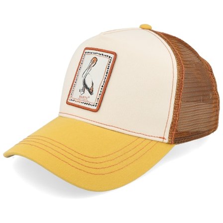 Barts - Bege trucker Boné - Kurraki Cap Mandarin A-Frame Trucker @ Hatstore