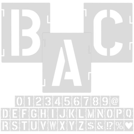 Holdbare maleskabeloner til håndlavede håndværk og festivaldekorationer