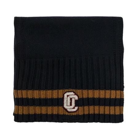 Opening Ceremony, Scarf with logo Blauw, Heren, Maat:ONE Size,wol