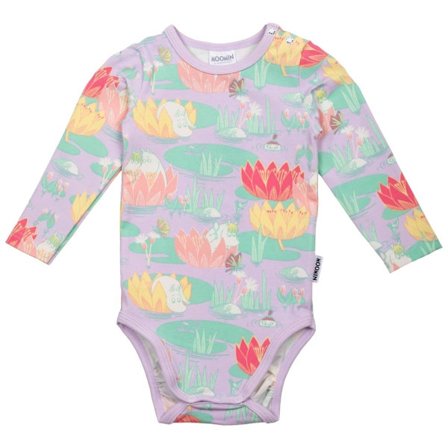 Moomin Näckrosdamm body lavendel