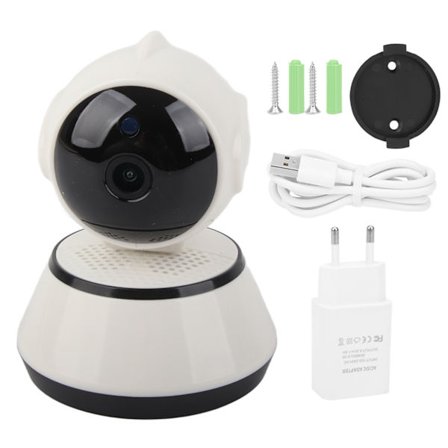 Trådløst babyalarmkamera tovejslyd 110 240V EU-stik