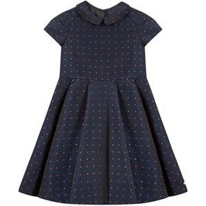 Tartine et Chocolat Heart Printed Dress Navy 10 Years - Dresses - 10 years - Navy
