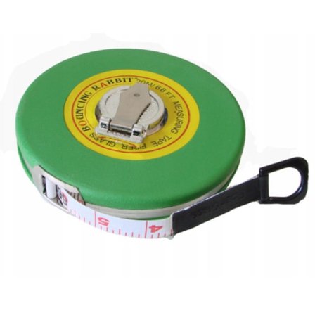 Måttband 10 meter Gul