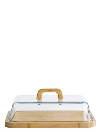 Pebbly Pebbly Cheese Box Glass/Bamboo - ONE SIZE