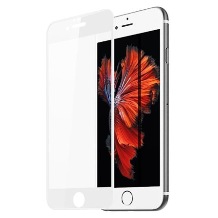 [1-PACK] Härdat Glas Skärmskydd iPhone 8 Plus / iPhone 7 Plus - Vit