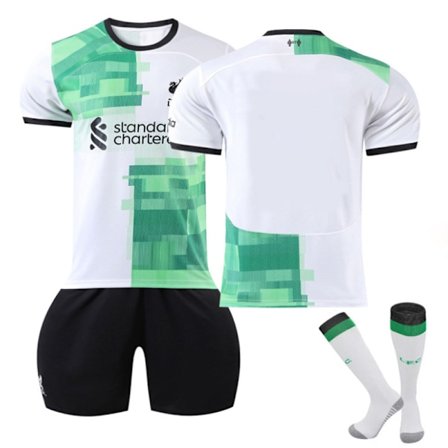 2324 Liverpool borte grønn drakt fotballuniform
