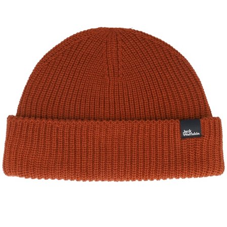 Jack Wolfskin - Laranja cuff Beanie - Fischer Beanie Intense Rust Cuff @ Hatstore