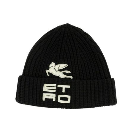 Etro, Beanies Zwart, unisex, Maat:ONE Size